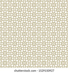 Seamless vector pattern in geometric ornamental style