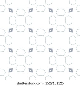 Seamless vector pattern in geometric ornamental style