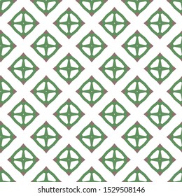 Seamless vector pattern in geometric ornamental style
