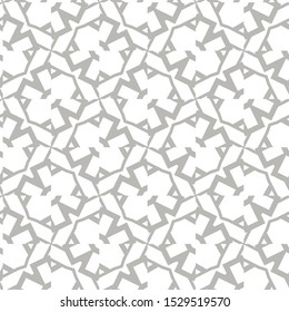 Seamless vector pattern in geometric ornamental style