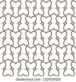 Seamless vector pattern in geometric ornamental style