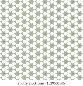 Seamless vector pattern in geometric ornamental style