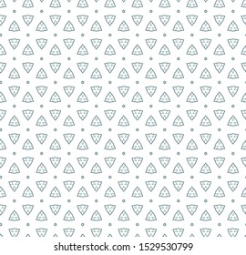 Seamless vector pattern in geometric ornamental style