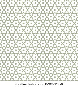 Seamless vector pattern in geometric ornamental style