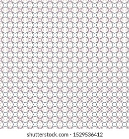 Seamless vector pattern in geometric ornamental style