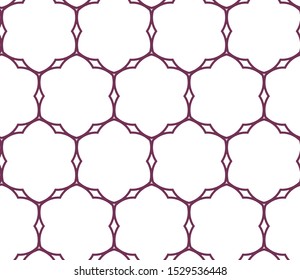 Seamless vector pattern in geometric ornamental style