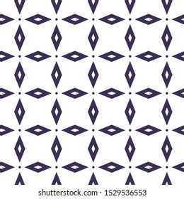 Seamless vector pattern in geometric ornamental style