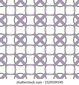 Seamless vector pattern in geometric ornamental style