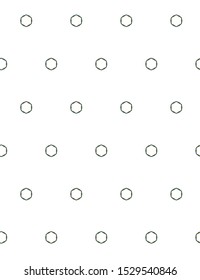 Seamless vector pattern in geometric ornamental style