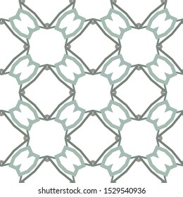 Seamless vector pattern in geometric ornamental style