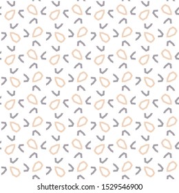 Seamless vector pattern in geometric ornamental style