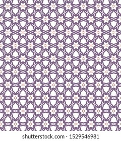 Seamless vector pattern in geometric ornamental style