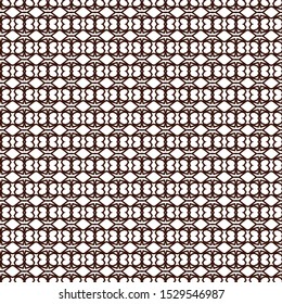 Seamless vector pattern in geometric ornamental style