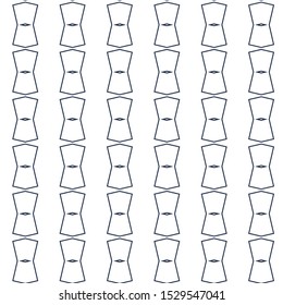 Seamless vector pattern in geometric ornamental style