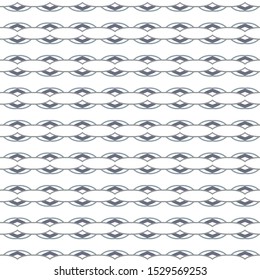 Seamless vector pattern in geometric ornamental style