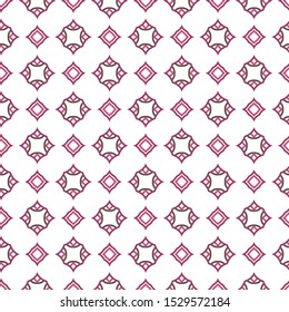 Seamless vector pattern in geometric ornamental style