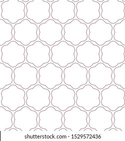 Seamless vector pattern in geometric ornamental style