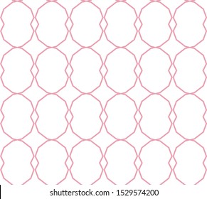 Seamless vector pattern in geometric ornamental style
