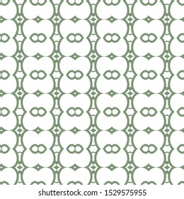 Seamless vector pattern in geometric ornamental style