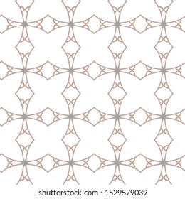 Seamless vector pattern in geometric ornamental style
