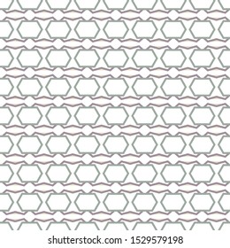 Seamless vector pattern in geometric ornamental style