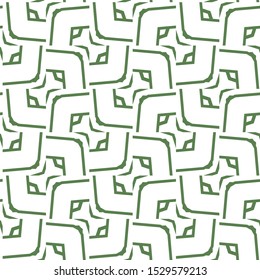 Seamless vector pattern in geometric ornamental style