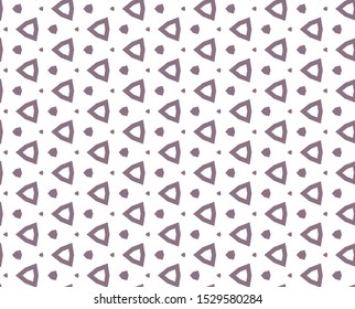 Seamless vector pattern in geometric ornamental style