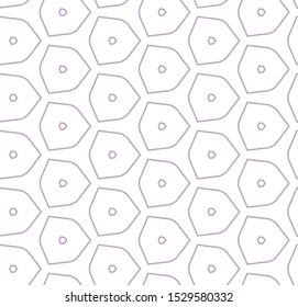 Seamless vector pattern in geometric ornamental style