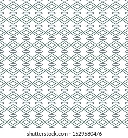 Seamless vector pattern in geometric ornamental style