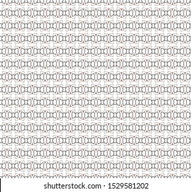 Seamless vector pattern in geometric ornamental style