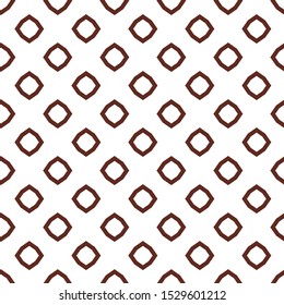 Seamless vector pattern in geometric ornamental style