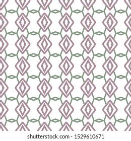Seamless vector pattern in geometric ornamental style