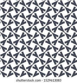 Seamless vector pattern in geometric ornamental style