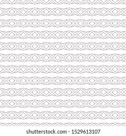 Seamless vector pattern in geometric ornamental style