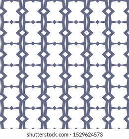 Seamless vector pattern in geometric ornamental style