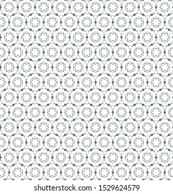 Seamless vector pattern in geometric ornamental style