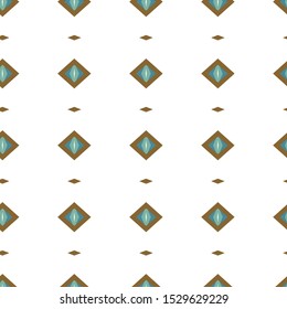 Seamless vector pattern in geometric ornamental style