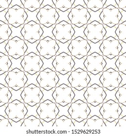 Seamless vector pattern in geometric ornamental style