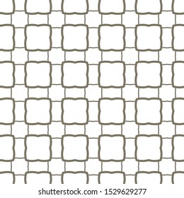 Seamless vector pattern in geometric ornamental style