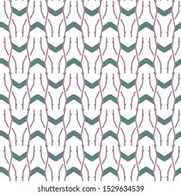Seamless vector pattern in geometric ornamental style