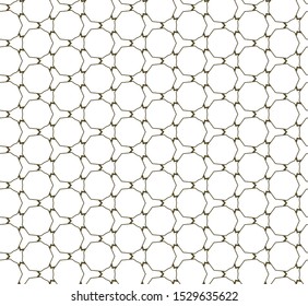 Seamless vector pattern in geometric ornamental style