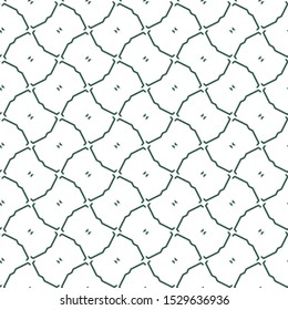 Seamless vector pattern in geometric ornamental style