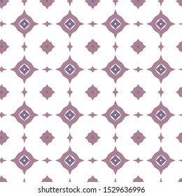 Seamless vector pattern in geometric ornamental style