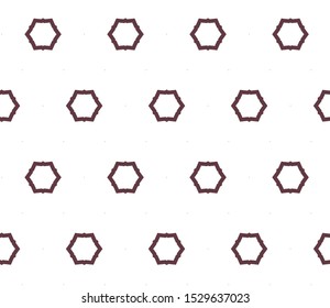 Seamless vector pattern in geometric ornamental style