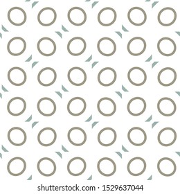 Seamless vector pattern in geometric ornamental style