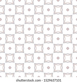 Seamless vector pattern in geometric ornamental style