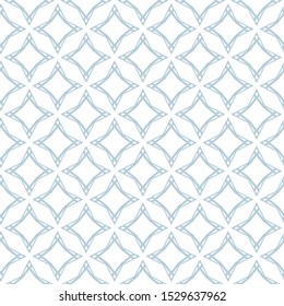 Seamless vector pattern in geometric ornamental style