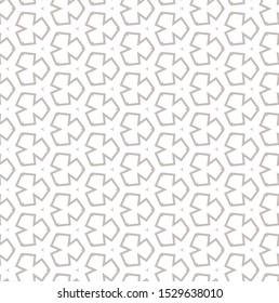 Seamless vector pattern in geometric ornamental style