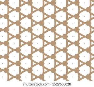 Seamless vector pattern in geometric ornamental style
