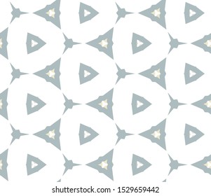 Seamless vector pattern in geometric ornamental style